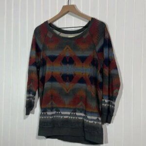 Denim & Supply Ralph Lauren Sweater XS Cotton Aztec Navajo Western Southwest